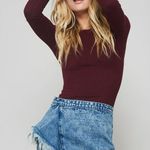 Prómesa Ruffle Trim Denim Skirt Photo 0