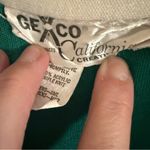 Gaxco California Creations VTG Unisex Full Zip Green and Cream Jacket Tennis Size M Photo 2