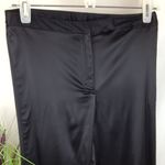 Arden B  Black Satin High Rise Waist Pants 4 Photo 2