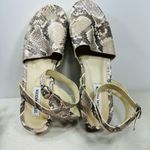 Steve Madden Snake Print Platform Sandals size Brown Size 9 Photo 5