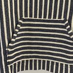 J.Crew COTTON BOXY CROP STRIPED HOODIE. S Photo 6