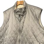 Ralph Lauren Lauren  Women’s Size 2X Gray Tan Beige Quilted Down Reversible Vest Photo 2