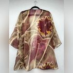 Chico's Chico’s 3/4 Sleeve Mixed Animal Print Topper Size 0/1 coverup/kimono/cardigan Photo 5