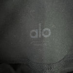 Alo Yoga  Mesh Legging Small Black High Waist Panels Ankle Title Boxing Club Photo 9