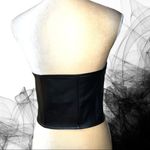 Say What? Say what brand sexy vegan leather zip front bustier! Photo 3