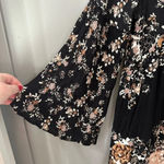 Free People  Dress Modern Chinoiserie Bell Sleeve Size Small Photo 4