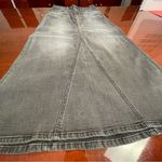 joe's jeans Joe's Faye Jean Maxi Skirt Sz 26 Black Faded Denim Photo 14