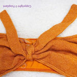 New! Set! In‎ Your Arms Free People Oceanic Bikini Top and bottom orange, size M Orange Size M Photo 4