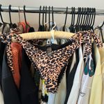 Boohoo Leopard Print Tie Bikini Set Photo 6
