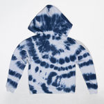 J.Crew Blue Tie Dyed Original Cotton Terry Pullover Hoodie Sweatshirt Sweater Photo 3
