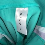 WILO Teal Green Athletic Leggings Women's Size L Colorblock Side Stripe Size L Photo 4