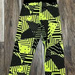 Nike  Pro lime green and black cropped leggings medium Photo 7