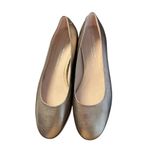 Ecco  Women's Anine Ballerina Flats Leather Metallic Gold Slip-on 10 Photo 4