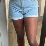 High Waist Denim Shorts Photo 2