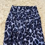 Aerie  cross over blue leopard print leggings size xs Photo 1