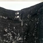 Michelle Stuart vintage crushed velvet maxi skirt Black Size M Photo 3