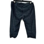 prAna  Size Large Leggings Black‎ Abstract Biking Running Activewear Yoga Gym Photo 1