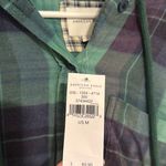 American Eagle  Outfitters Cropped Hooded Flannel Photo 1