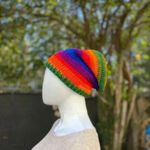 Hemp Leaf‎ Mary Jane Slouchy Hat Fleece Lined Green Photo 2