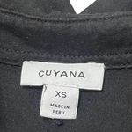 CUYANA Pima Cotton Button Shirt Black Women’s Size XS Long Sleeve Modal Photo 11