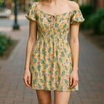 Blush *Women's Size Medium  BJ Floral Off-Shoulder Dress Summer Casual Feminine Photo 13