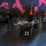 Ed Hardy  Plus Size 2X Cobra Roses
Pink Cheetah Mesh Mini Dress
 NWOT Y2K Photo 10