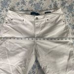 Tahari Kelly Classic White Skinny Ankle Jean Pant Size 31/12 Photo 5