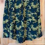 Equipment Scarab Camo Green Multi Slim Signature Silk Shirt Photo 8