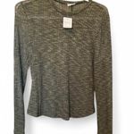 Free People NWT Intimately Aura Long Sleeve Top - Army Green, Size L Photo 7