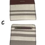 Fossil Neutral Stripes Madison Bifold Cream Brown Photo 6