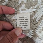 Jessica Simpson Beige Houndstooth Cropped Vneck Sweater Vest Size Small Photo 5