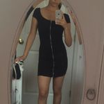 H&M Black Zipper  Dress Photo 7