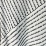 Misook  Mixed Stripe Sleeveless Knit Midi Dress White Black Sz XL NWT Photo 6