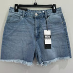 Refuge Mom Classic Denim Women’s Shorts Size 7 Distressed Photo 0