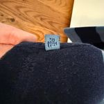 Lauren Ralph Lauren 1/4 Zip Top Velour Pullover Navy & Light Blue Stripe size S Photo 5