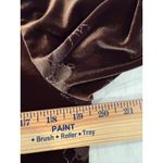 R & M Richards Brown Floral Velvet Button Front Tunic Top & Pants Set Women's 8P Photo 11