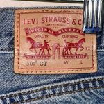 Levi's Levi’s 501 Button Fly Tapered Distressed Denim Jeans Photo 3