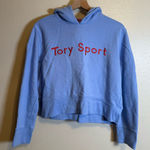 Tory Burch Tory Sport Spell Out Hoodie Blue Photo 0