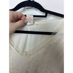 Sundance Women's Ivory Lightweight Lace Sleeve Overlay Knit Blouse Top Size S Photo 5