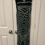 Windsor Elegant Green and Silver Evening Gown Photo 2