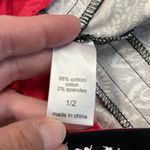 Maurice's  Black and White Paisley Floral Print Cuffed Shorts Size 1/2 Photo 4