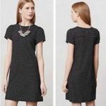Anthropologie Maeve Black Dress with White Dots Photo 1