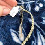 Johnny Was  braided bracelet with gold-toned beads and a button clasp Photo 2