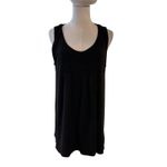Eileen Fisher Delavè Jersey Stretch Long Length Tank Top SZ LG Brown Boho Casual Photo 2