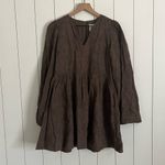 Tuckernuck  Hyacinth House Brown Flare Sleeve Mini Dress Photo 4