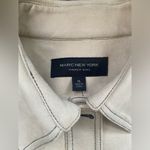 Marc New York NWT latte faux suede button down cropped jacket, size XL Photo 2