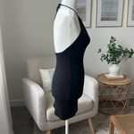 White Fox Boutique  Keyhole Black Bodycon Mini Dress Size Medium Photo 4