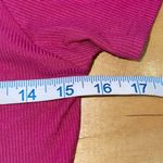 Le lis   Collection Fuchsia Ribbed Body Suit Short Sleeve Cutout Back Large NWT‎ Photo 5