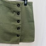 Chloe & Katie Olive Green Button Front Skirt size XL Photo 3