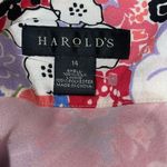 Y2K Silk Floral Slip Skirt Women Size 14 Vintage Cottagecore Boho Floral pleated Red Photo 1